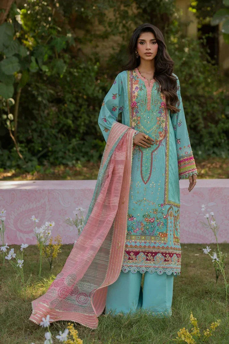 Picture of Qalamkar - Luxe Silk Winter Collection - UA-06 SARA - Unstitched - Available at Raja Sahib