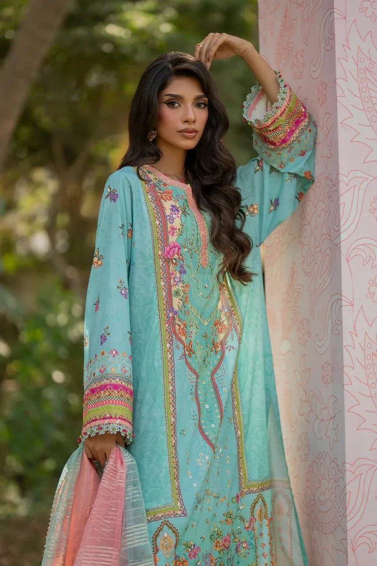 Picture of Qalamkar - Luxe Silk Winter Collection - UA-06 SARA - Unstitched - Available at Raja Sahib