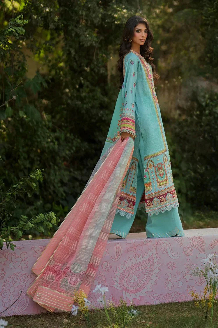 Picture of Qalamkar - Luxe Silk Winter Collection - UA-06 SARA - Unstitched - Available at Raja Sahib