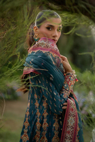 Picture of Qalamkar - Luxe Silk Winter Collection - UA-09 TINA - Unstitched - Available at Raja Sahib