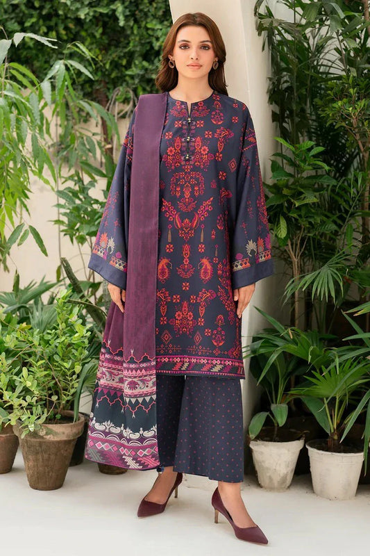 Jazmin - Winter Prints Vol 2 - DIGITAL PRINTED PREMIUM VISCOSE UW-0109 - Unstitched