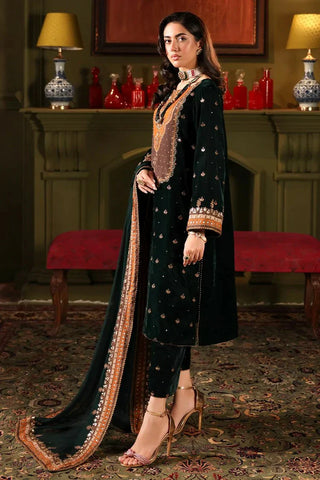 Picture of Charizma - Signora Premium Embroidered Velvet Edit Vol 2 - CVT4-10 - Unstitched - Available at Raja Sahib