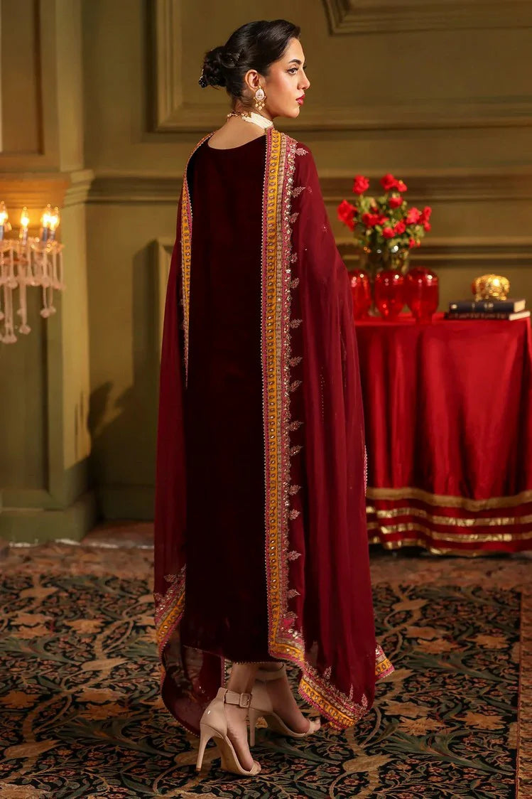 Picture of Charizma - Signora Premium Embroidered Velvet Edit Vol 2 - CVT4-12 - Unstitched - Available at Raja Sahib