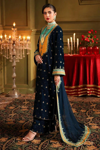 Picture of Charizma - Signora Premium Embroidered Velvet Edit Vol 2 - CVT4-13 - Unstitched - Available at Raja Sahib