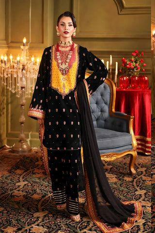 Picture of Charizma - Signora Premium Embroidered Velvet Edit Vol 2 - CVT4-14 - Unstitched - Available at Raja Sahib