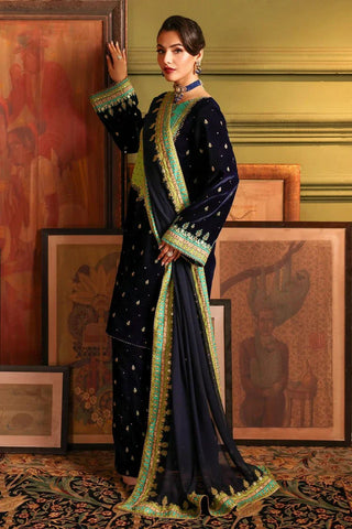 Picture of Charizma - Signora Premium Embroidered Velvet Edit Vol 2 - CVT4-15 - Unstitched - Available at Raja Sahib