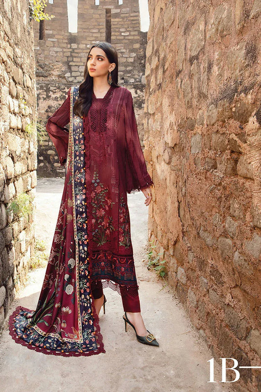 Picture of Maria B - M Prints Winter Edit - Design 1B - Unstitched - Available at Raja Sahib