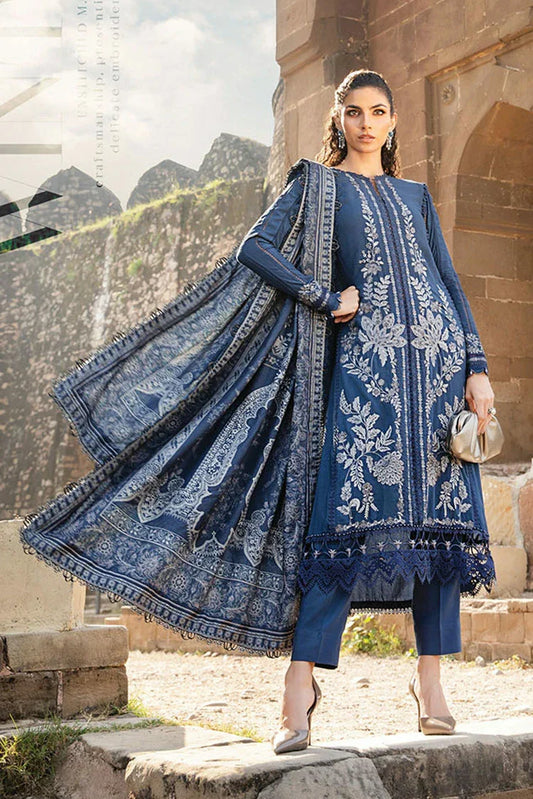 Picture of Maria B - M Prints Winter Edit - Design 4B - Unstitched - Available at Raja Sahib