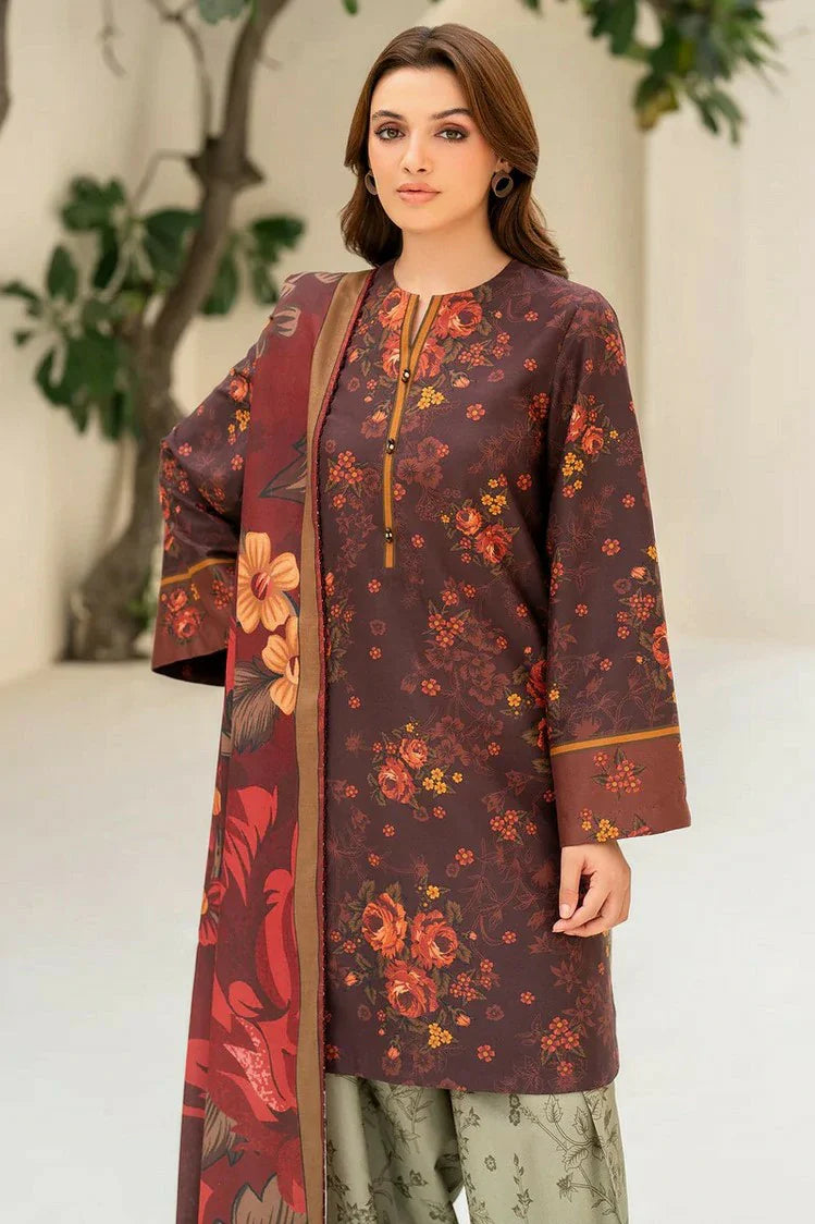 Picture of Jazmin - Winter Prints Vol 3 - DIGITAL PRINTED PREMIUM VISCOSE UW-0106 - Unstitched - Available at Raja Sahib