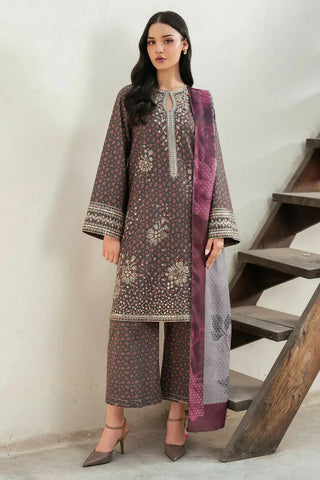 Picture of Jazmin - Winter Prints Vol 3 - EMBROIDERED PREMIUM VISCOSE UW-0112 - Unstitched - Available at Raja Sahib