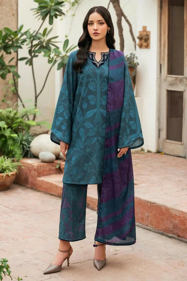 Picture of Jazmin - Winter Prints Vol 3 - DIGITAL PRINTED PREMIUM VISCOSE UW-0122 - Unstitched - Available at Raja Sahib