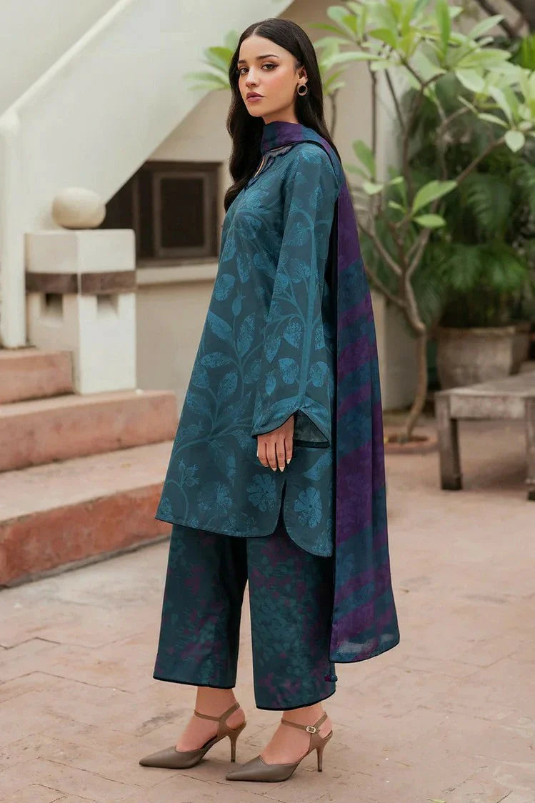 Picture of Jazmin - Winter Prints Vol 3 - DIGITAL PRINTED PREMIUM VISCOSE UW-0122 - Unstitched - Available at Raja Sahib