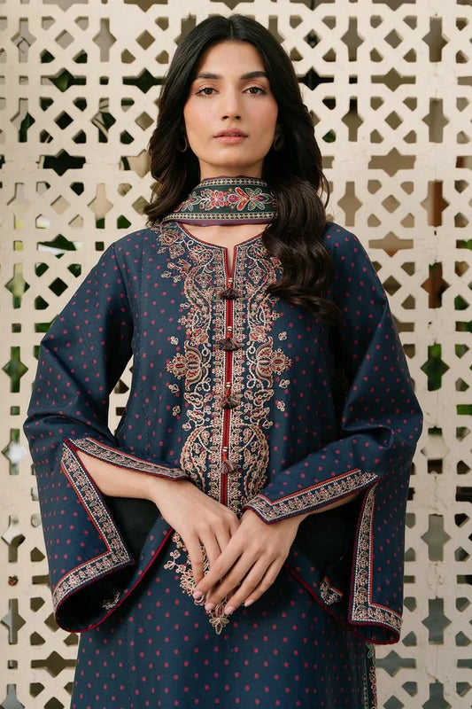 Picture of Jazmin - Winter Prints Vol 3 - DIGITAL PRINTED PREMIUM VISCOSE UW-0128 - Unstitched - Available at Raja Sahib