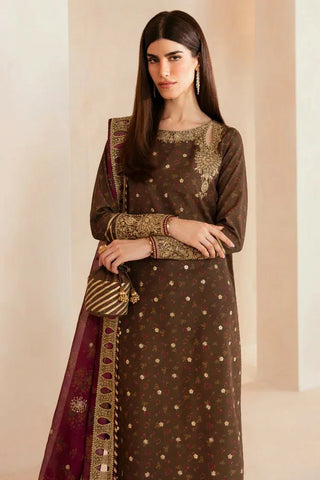 Picture of Jazmin - Raw Silk Collection - Premium Embroidered Raw Silk UR-7043 - Unstitched - Available at Raja Sahib