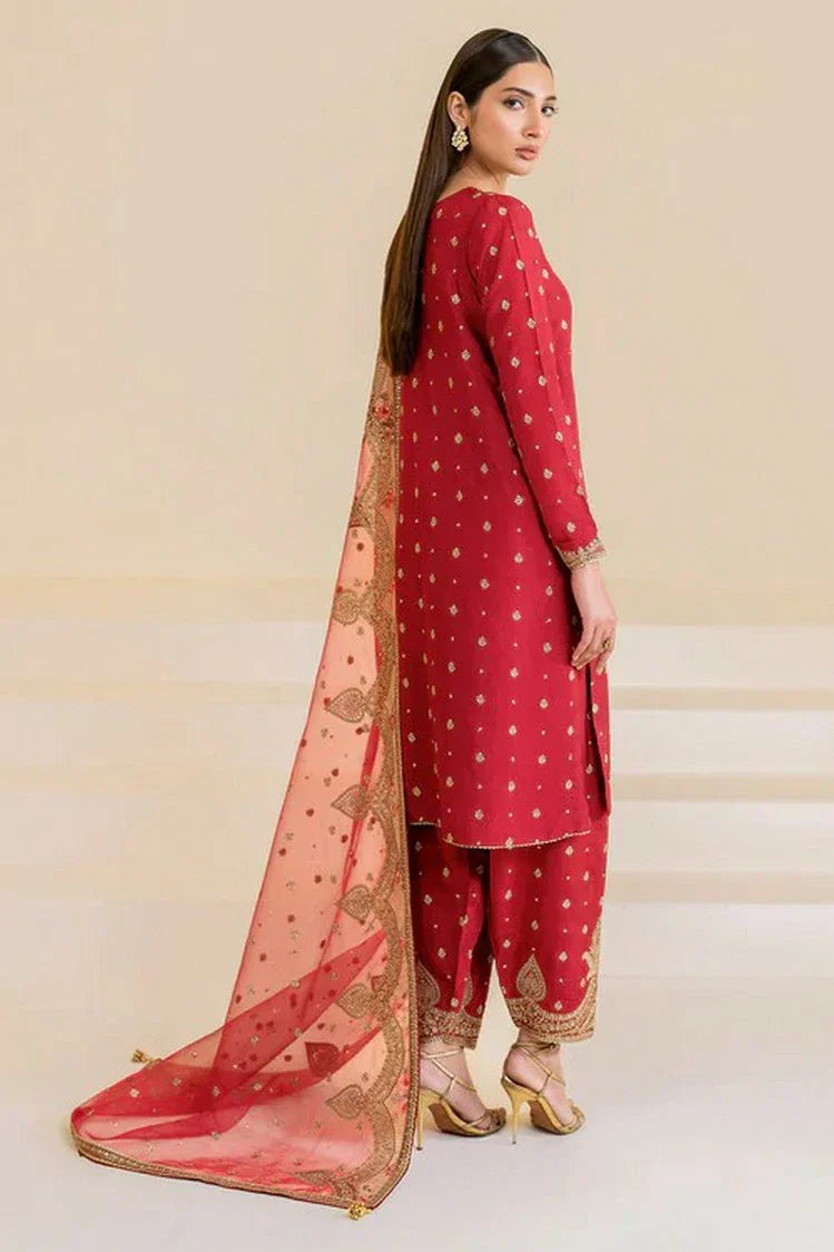 Picture of Jazmin - Raw Silk Collection - Embroidered Raw Silk UR-7047 - Unstitched - Available at Raja Sahib