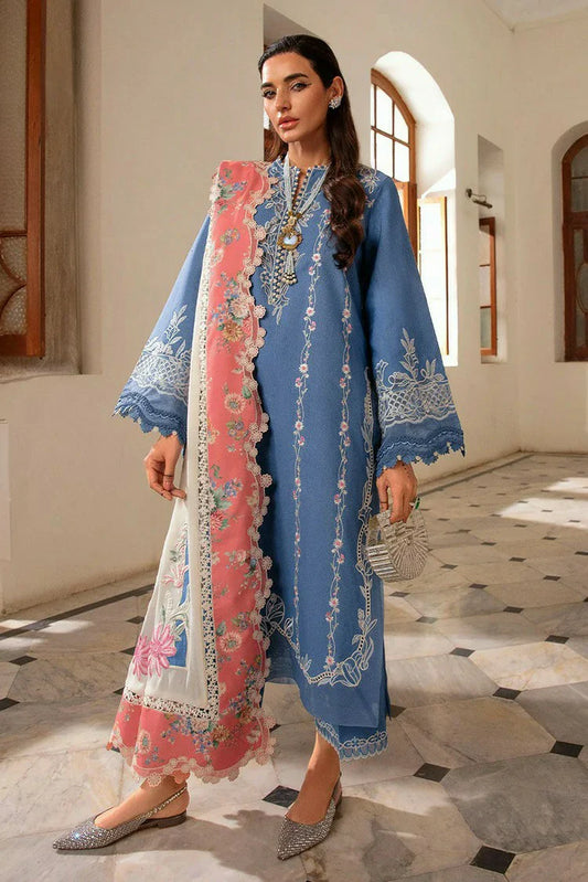 Picture of Crimson - Aaleen Winter Collection - 04 Modern Memsaab - Unstitched - Available at Raja Sahib