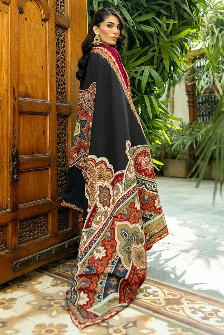 Picture of Zainab Chottani - Winter Shawl Collection - SILA-D10 - Unstitched - Available at Raja Sahib