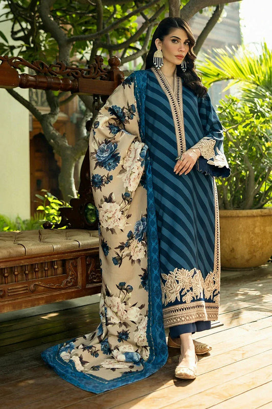 Picture of Zainab Chottani - Winter Shawl Collection - ALYANA-D1 - Unstitched - Available at Raja Sahib