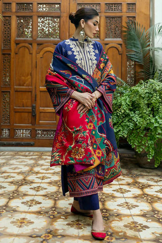 Picture of Zainab Chottani - Winter Shawl Collection - MAYA-D5 - Unstitched - Available at Raja Sahib