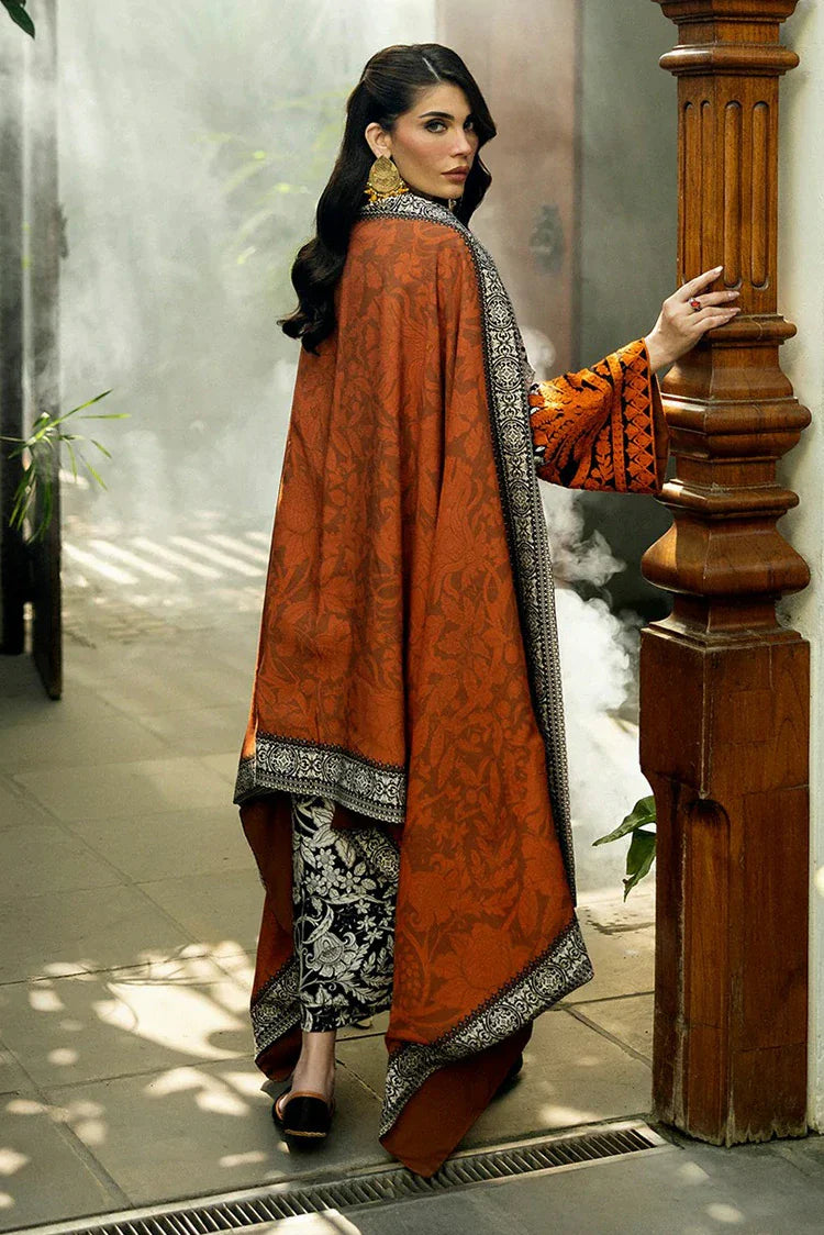 Picture of Zainab Chottani - Winter Shawl Collection - MYSHA-D6 - Unstitched - Available at Raja Sahib