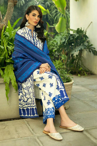 Picture of Zainab Chottani - Winter Shawl Collection - RANIA-D7 - Unstitched - Available at Raja Sahib