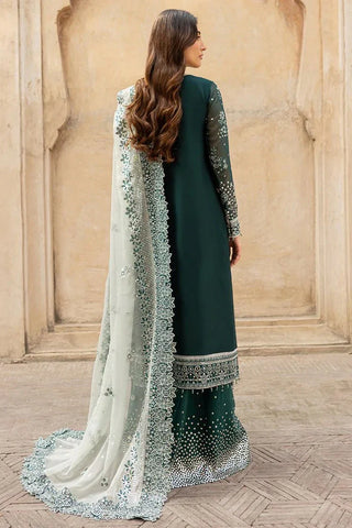 Farasha - Ritzier Luxury Chiffon Collection - 10-TEAL DREAMS - Unstitched