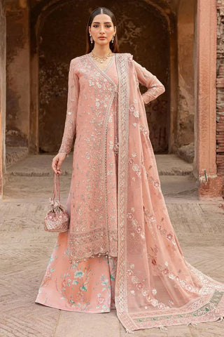 Farasha - Ritzier Luxury Chiffon Collection - 06-PEACH BELL - Unstitched