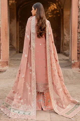 Farasha - Ritzier Luxury Chiffon Collection - 06-PEACH BELL - Unstitched