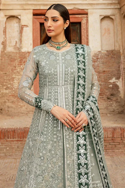 Picture of Farasha - Ritzier Luxury Chiffon Collection - 07-GREY VEIL - Unstitched - Available at Raja Sahib