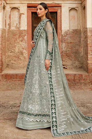 Farasha - Ritzier Luxury Chiffon Collection - 07-GREY VEIL - Unstitched