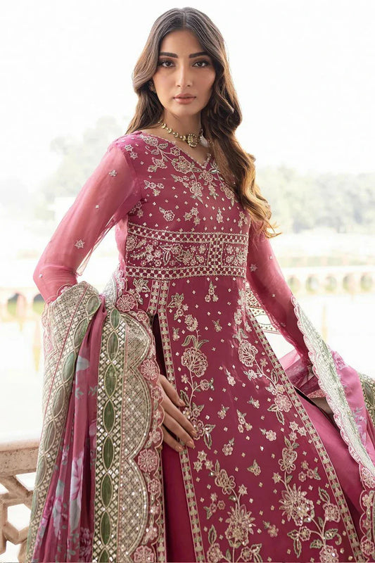 Picture of Farasha - Ritzier Luxury Chiffon Collection - 08-REGAL ROSE - Unstitched - Available at Raja Sahib