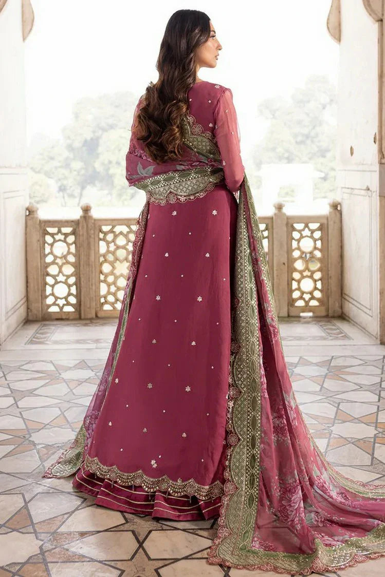 Picture of Farasha - Ritzier Luxury Chiffon Collection - 08-REGAL ROSE - Unstitched - Available at Raja Sahib