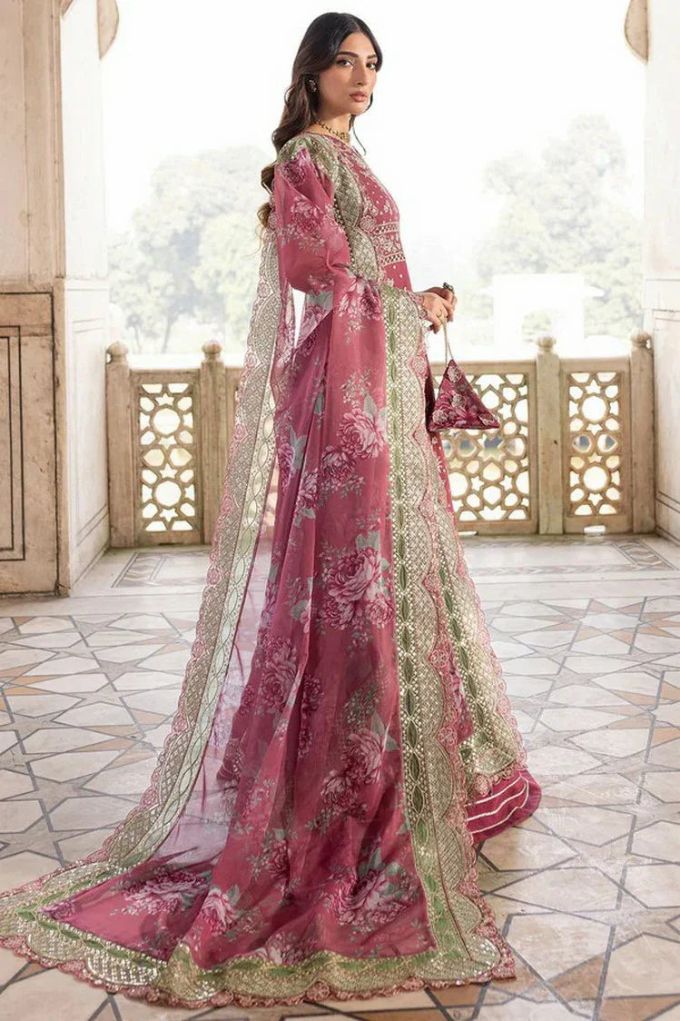 Picture of Farasha - Ritzier Luxury Chiffon Collection - 08-REGAL ROSE - Unstitched - Available at Raja Sahib