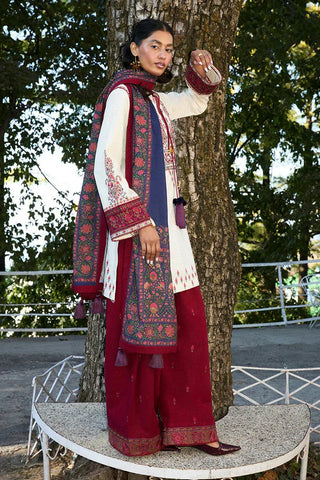 Hussain Rehar - Jugnu Autumn Winter Edit 2 - 04 ROUGE - Unstitched