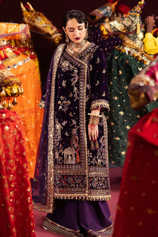 Asim Jofa - Makhmal Collection - AJMV-10 - Unstitched