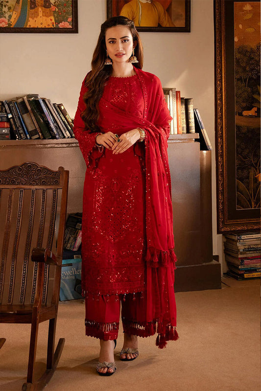 Picture of Imrozia - Noor Jahan Luxury Chiffon Formals - I-205 Zaib - Unstitched - Available at Raja Sahib