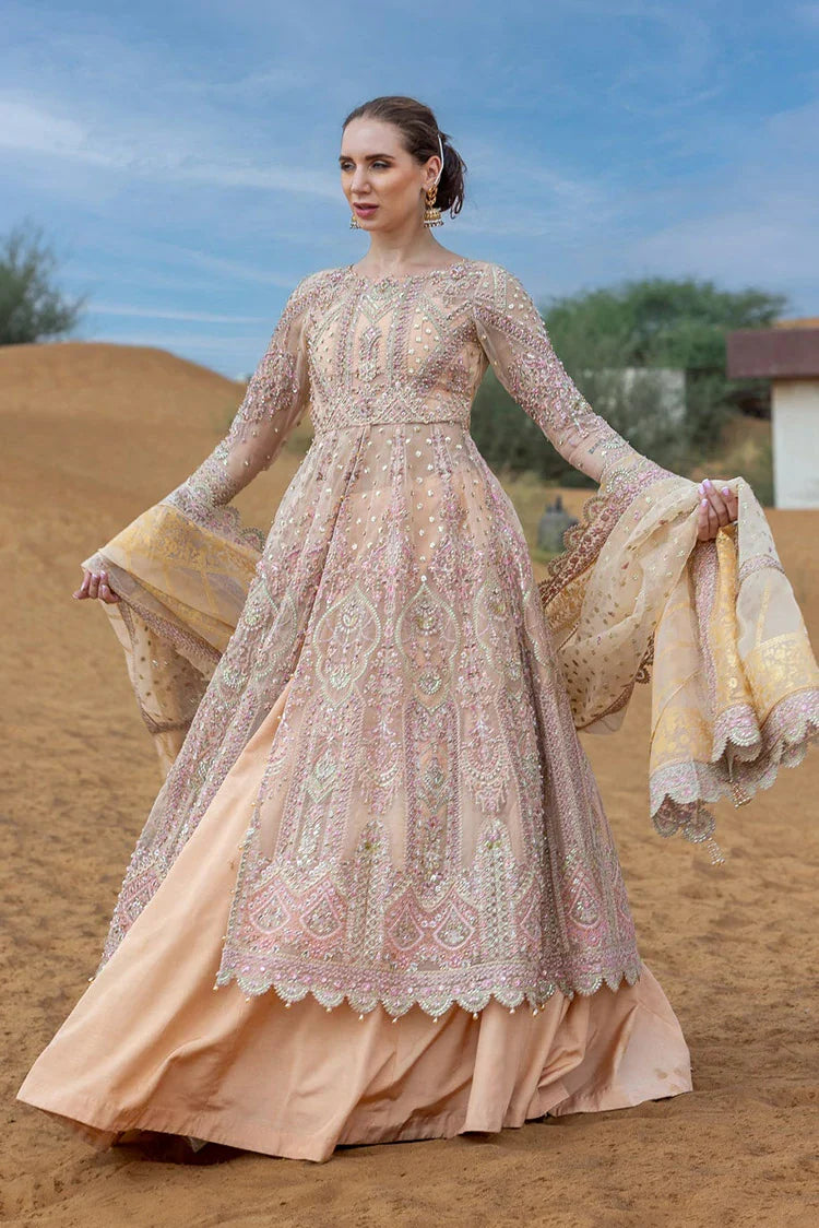 Picture of Kara - Luxe ll Luxury Collection - 01 Sunset Glow - Unstitched - Available at Raja Sahib