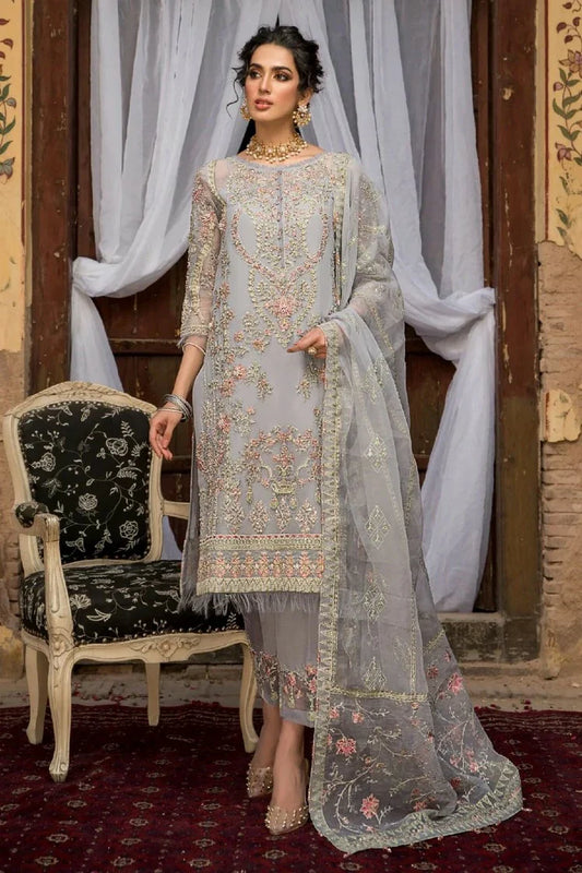 Picture of Kara Luxe Formal Wear KRLUA-08 (Ocean Fete) - Available at Raja Sahib