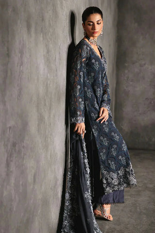 Picture of Rajbari - Sage Formal Edit - 02 Seran - Unstitched - Available at Raja Sahib