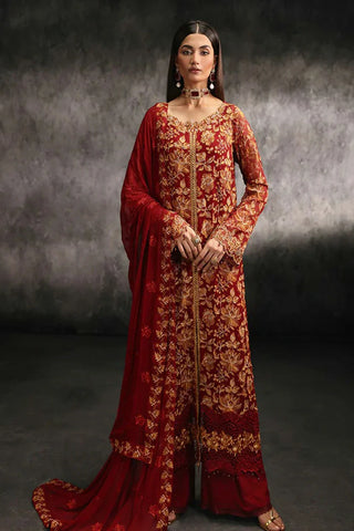 Rajbari - Sage Formal Edit - 07 Rouge - Unstitched