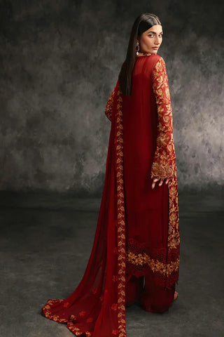 Rajbari - Sage Formal Edit - 07 Rouge - Unstitched