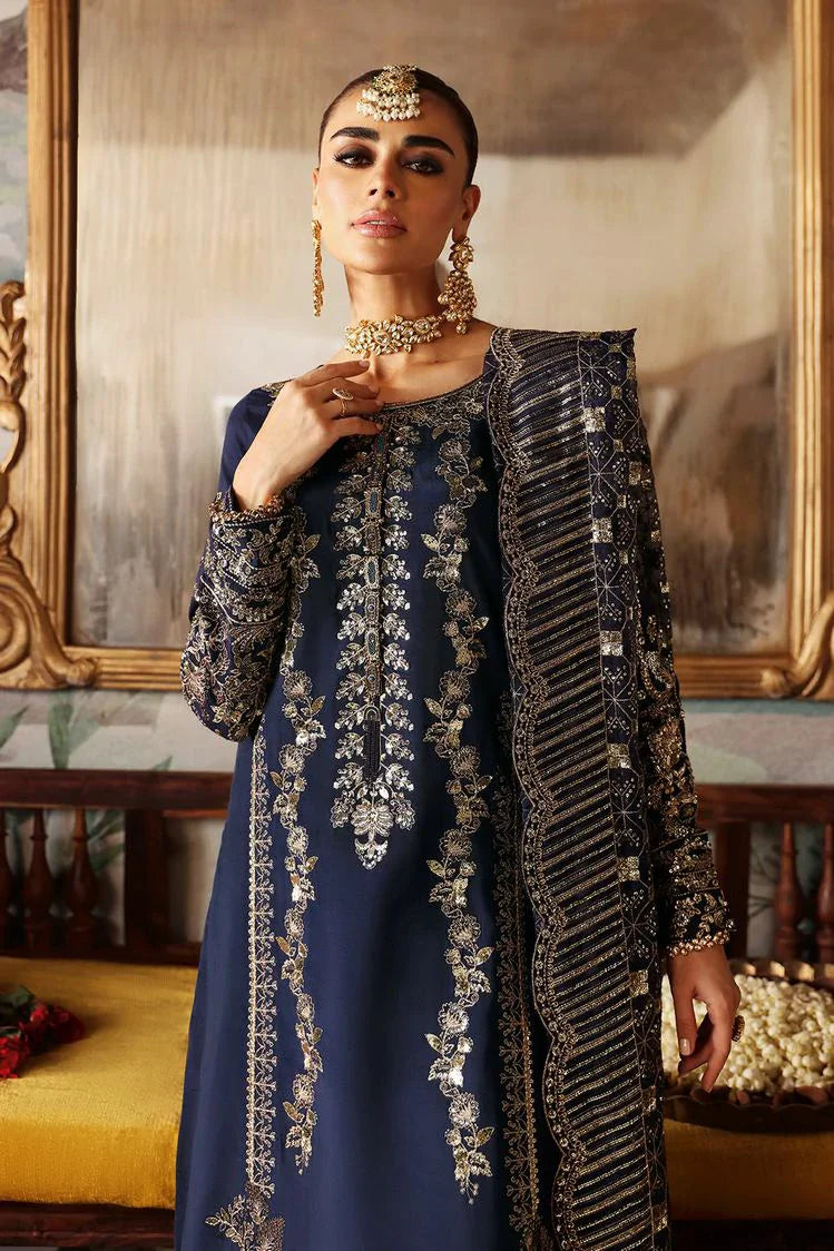 Picture of Ramsha - Shagna Premium Raw Silk Wedding Formals - Naghma S-01 - Unstitched - Available at Raja Sahib