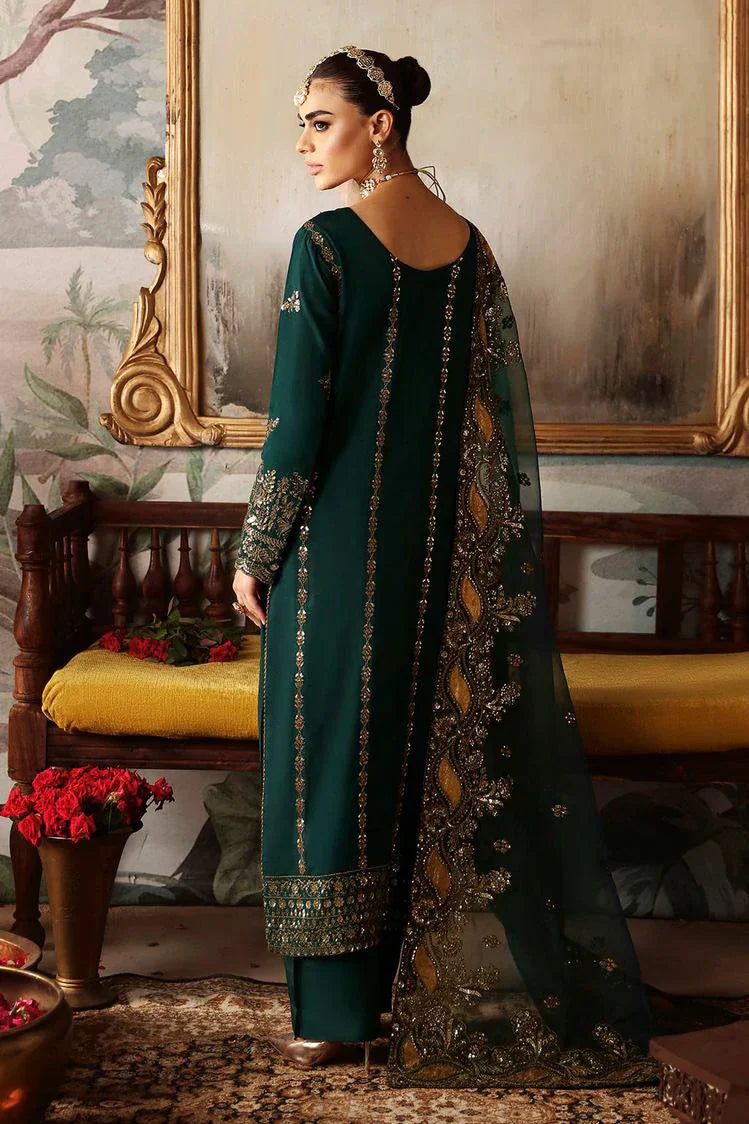 Picture of Ramsha - Shagna Premium Raw Silk Wedding Formals - Zaib S-03 - Unstitched - Available at Raja Sahib