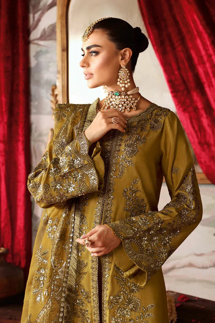 Picture of Ramsha - Shagna Premium Raw Silk Wedding Formals - Maya S-07 - Unstitched - Available at Raja Sahib