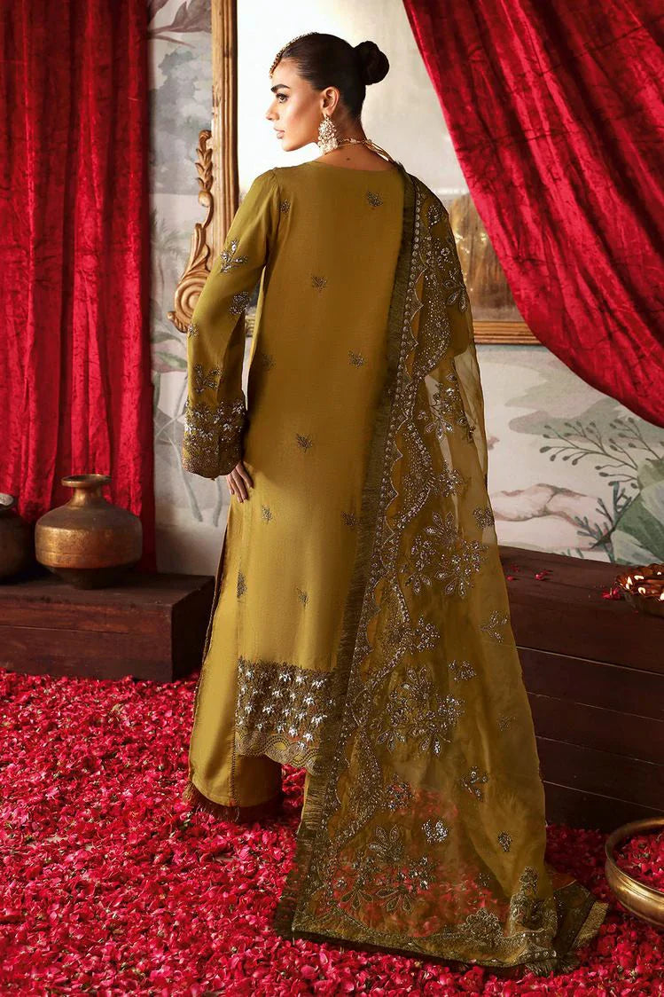 Picture of Ramsha - Shagna Premium Raw Silk Wedding Formals - Maya S-07 - Unstitched - Available at Raja Sahib