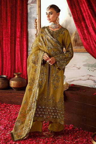 Picture of Ramsha - Shagna Premium Raw Silk Wedding Formals - Maya S-07 - Unstitched - Available at Raja Sahib