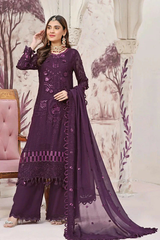 Picture of Shaista - Gaba Luxury Chiffon Collection - Design 02 - Unstitched - Available at Raja Sahib