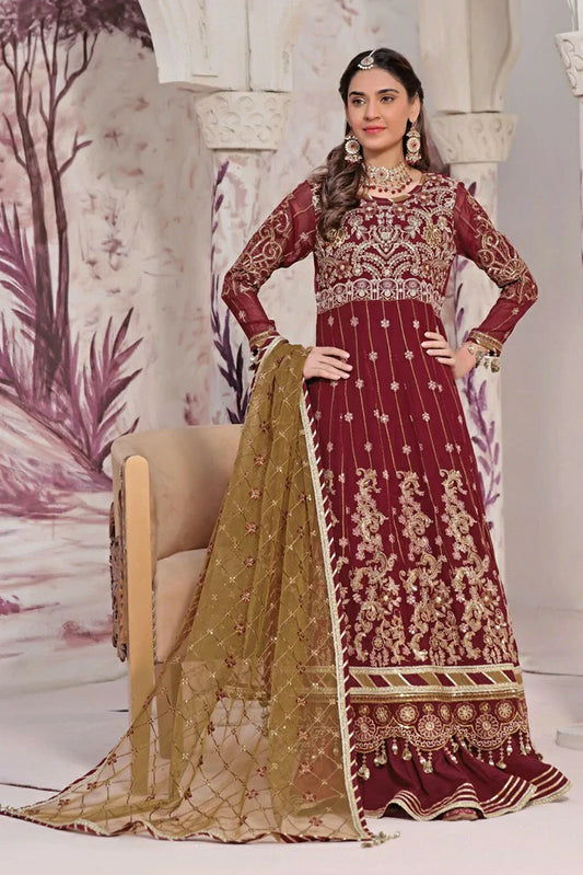 Picture of Shaista - Gaba Luxury Chiffon Collection - Design 08 - Unstitched - Available at Raja Sahib