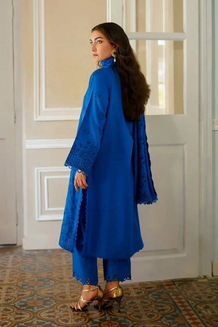 Picture of Sahar - Autumn Winter Collection Vol 1 - 02 Heritage Blues - Unstitched - Available at Raja Sahib