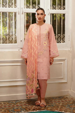 Picture of Sahar - Print Edit Fall Collection - 01 Pink Peony - Unstitched - Available at Raja Sahib